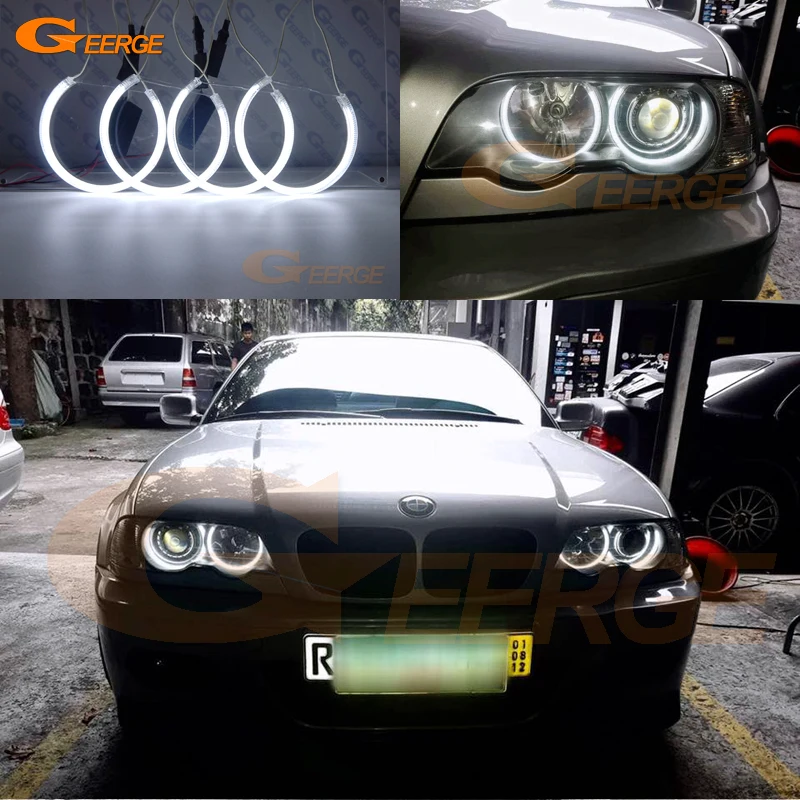 Для BMW E46 M3 Coupe Convertible 2001 2006 отличный ультра яркий CCFL ангельские глазки Halo Ring kit