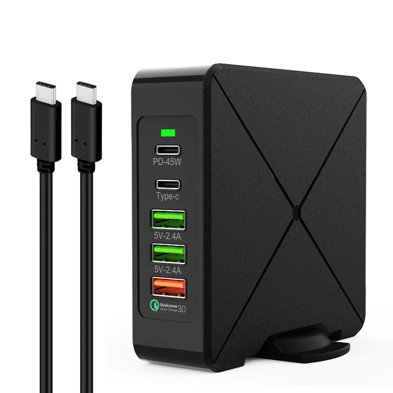 75 Вт PD type C USB быстрое зарядное устройство 45 Вт для MacBook Matebook ноутбук адаптер питания быстрая зарядка QC3.0 18 Вт для iPhone Планшет iPad Pro