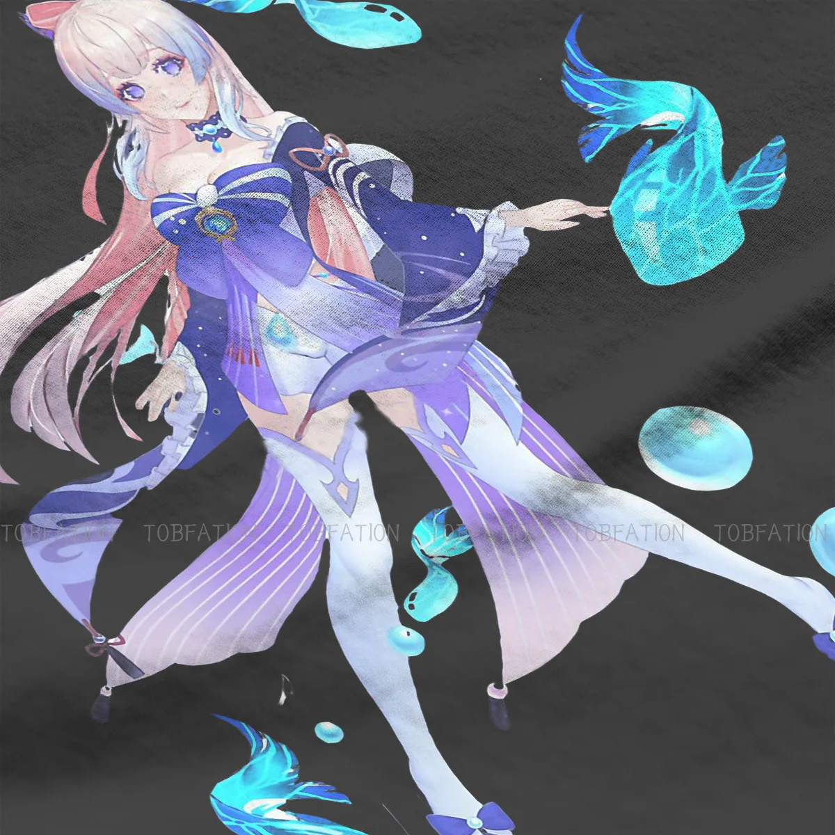 Genshin Impact Online модная футболка Kokomi для ролевых игр Классическая графическая