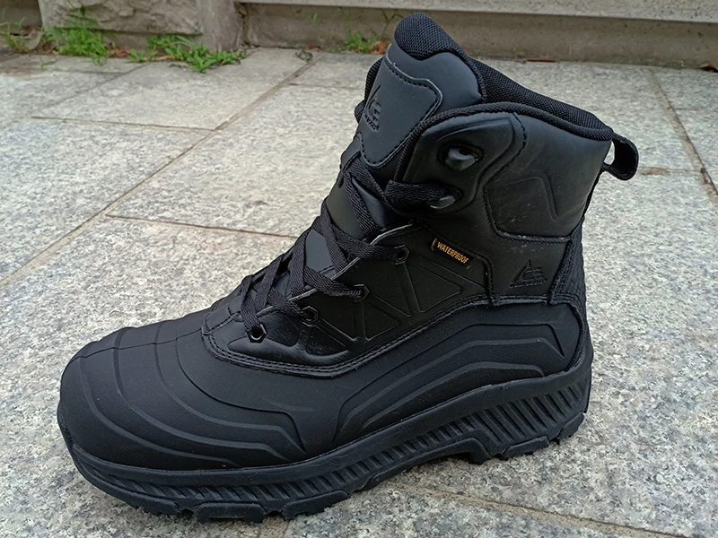 Мужские рабочие ботинки из воловьей кожи со стальным носком для треккинга охоты