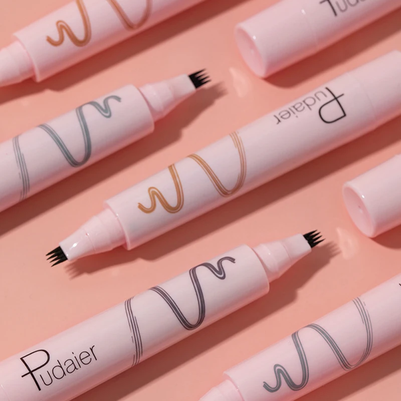 Waterproof Microblading Long Lasting Eyebrow Pencil Makeup-Eyebrow Tattoo Pen Fine Sketch Enhancer Fork Tip | Красота и здоровье