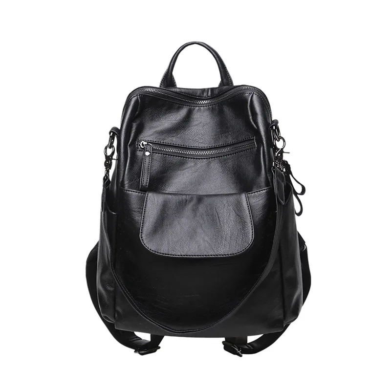 

2022New Women Backpack PU Leather Fashion Casual Tassel Bags High Quality Female Shoulder Bag Backpacks For Girls