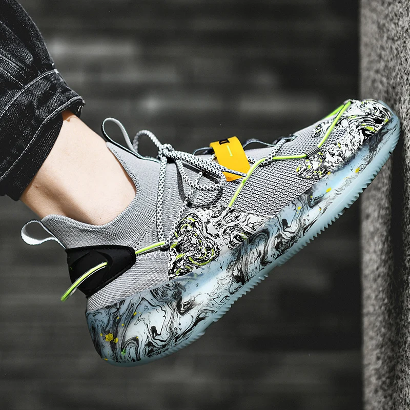 

Кроссовки мужские высокие, баскетбольные кеды, Нескользящие, модная обувь для ходьбы