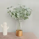 Искусственные листья эвкалипта для украшения сада, свадьбы