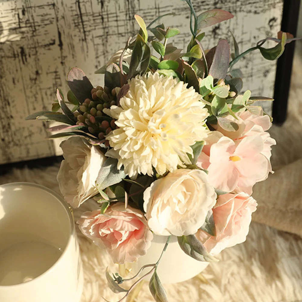 Букет из искусственных цветов для невесты и подружки принадлежности домашнего