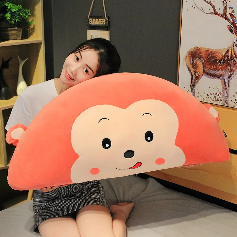 

RRabbit Frog Bear Plush Pillow Stuffed Soft Animal Cartoon Big Backrest Lovely Bedside Pillow Blanket Christmas Gift For Girls