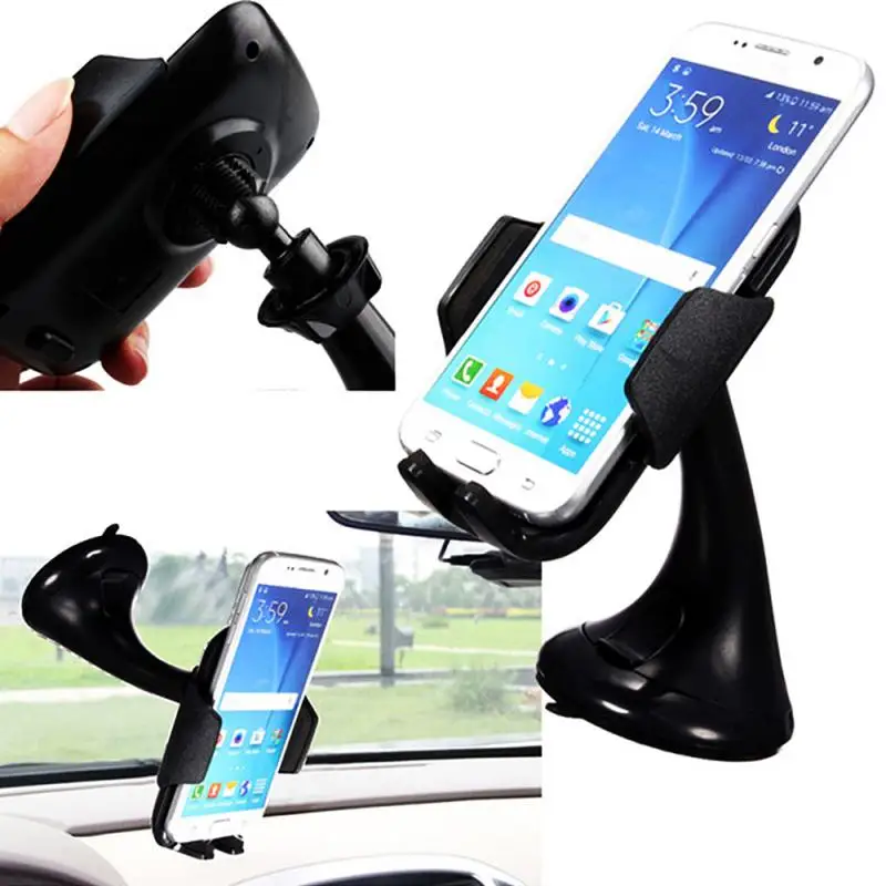 car accessories universal 360 rotating windshield car sucker mount bracket gps car phone holder stand for iphone samsung huawei free global shipping
