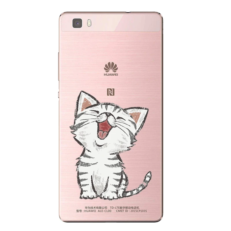 DS-LOVEHUI чехол для huawei P8 Lite мягкий из силиконового материала TPU защитное заднее