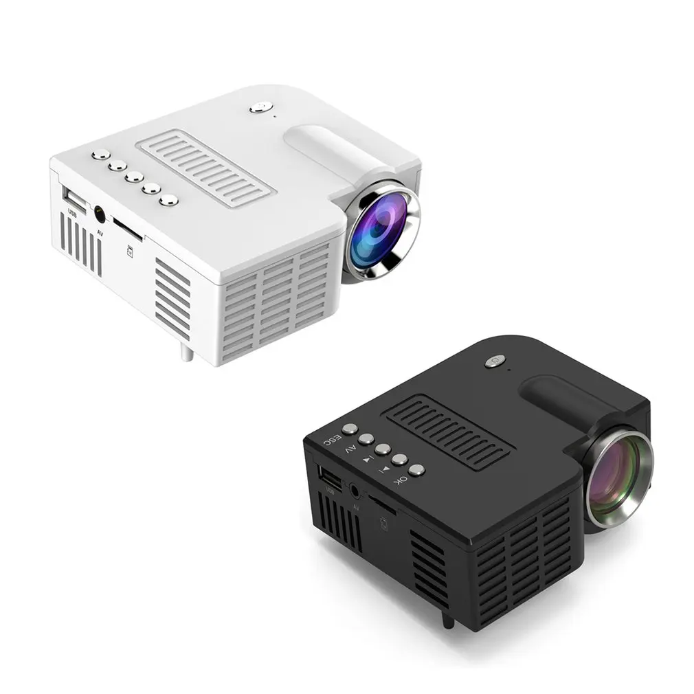 

UC28C Portable Projector Wired Same Screen Hd Home Projector Mini 3D Projector Mini Movie Video Projector