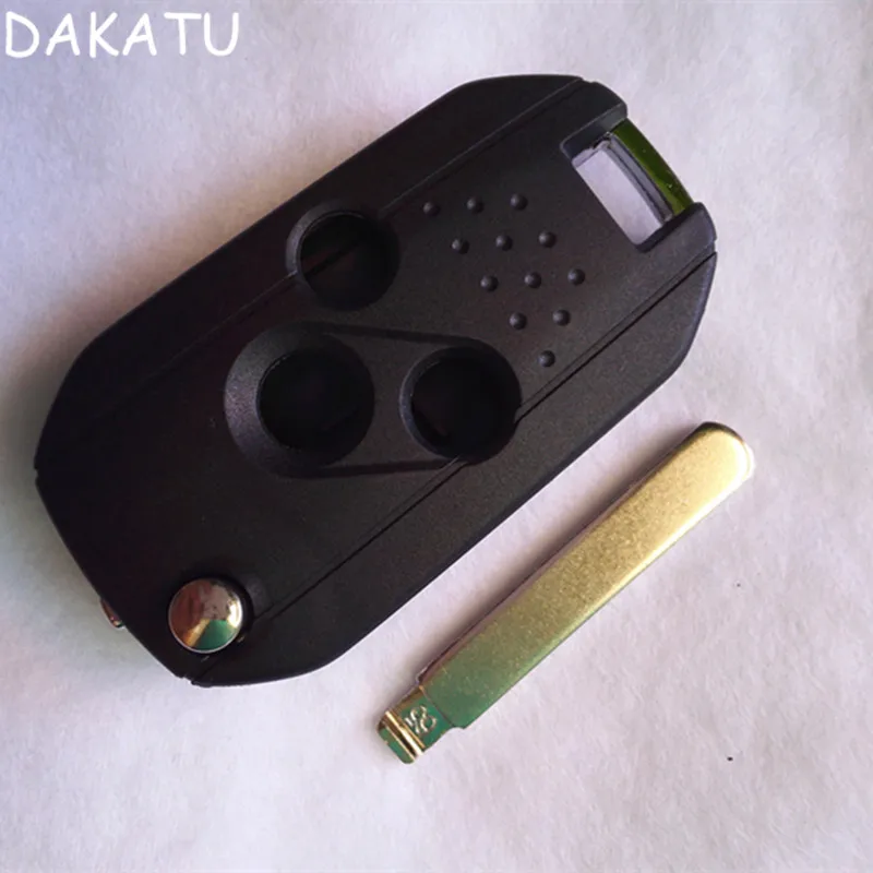 DAKATU 3 кнопки Замена модифицированный раскладной чехол для ключей с дистанционным