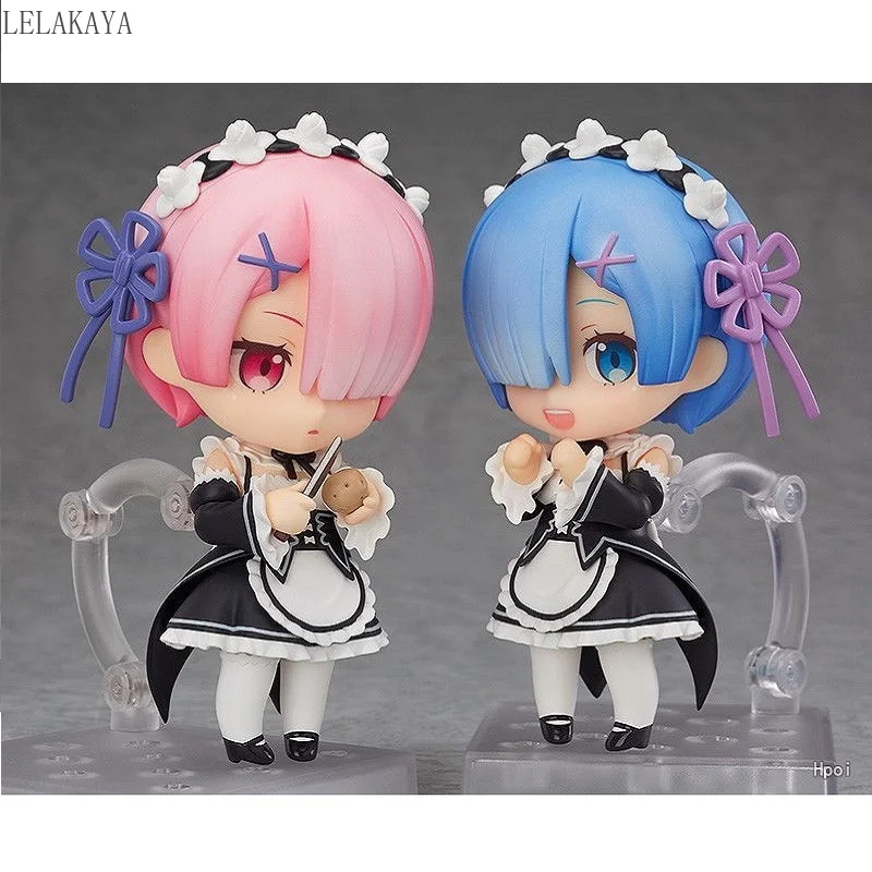 9 style Re:Life a Different World from Zero Anime Ram Rem Action Figure Model Q Version Toys Collection Figurine Ornaments Gifts