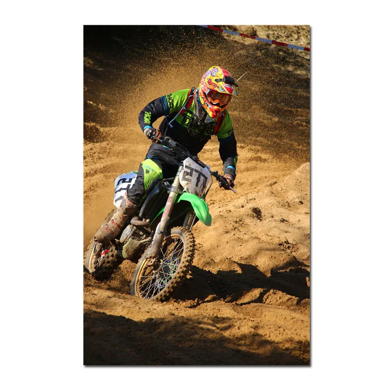 Настенные шелковые постеры для езды на мотоцикле 16 х24 дюйма 24 х36 дюймов - купить