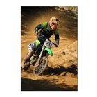 Настенные шелковые постеры для езды на мотоцикле, 16 х24 дюйма, 24 х36 дюймов