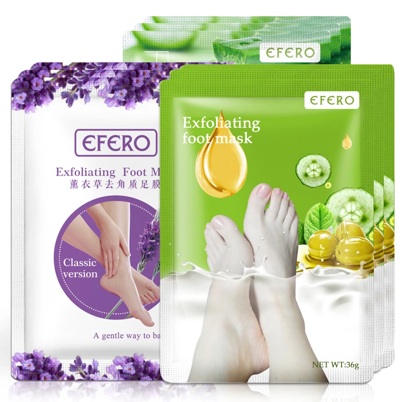 

Маска для ног EFERO 9 пар, Отшелушивание ног, Отшелушивание ног, пилинг омертвевшей кожи, отшелушивающая маска для ног, носки для педикюра