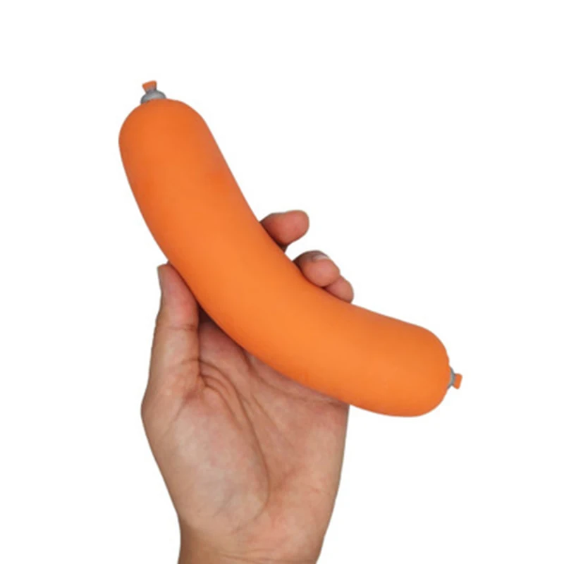 17 см забавная колбаса хот дог Стрейчевые игрушки антистрессовые сжимаемые для