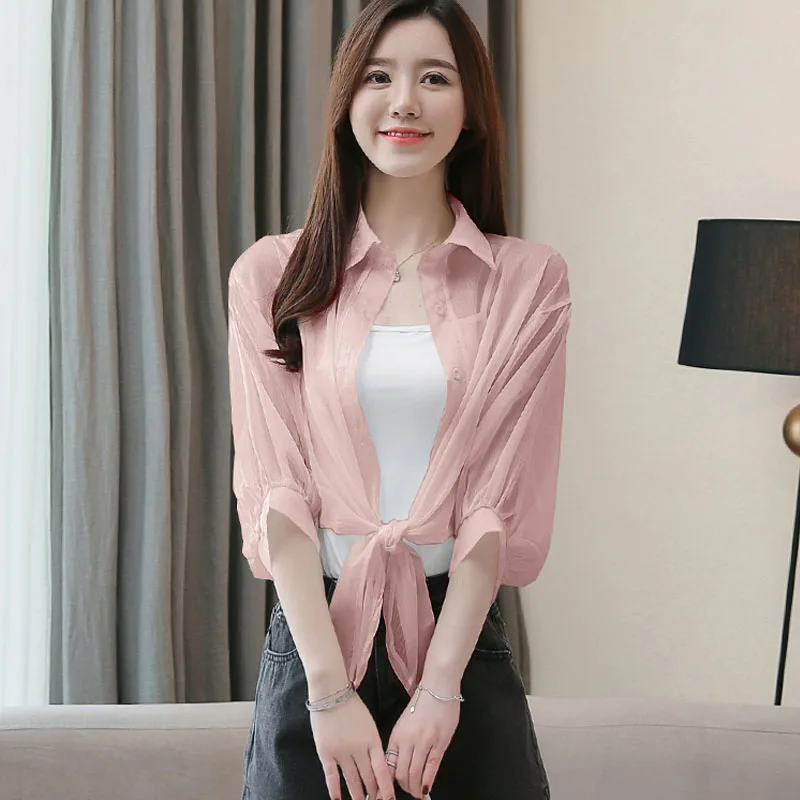 2021 новые летние с коротким рукавом на пуговицах Рубашка Свободная Повседневная