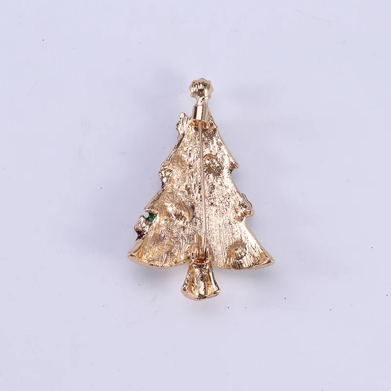 

CINDY XIANG Rhinestone Christmas Tree Brooches For Women Fashion Jewelry Festival Enamel Brooch Pins Good Gift Winter Coat Pins