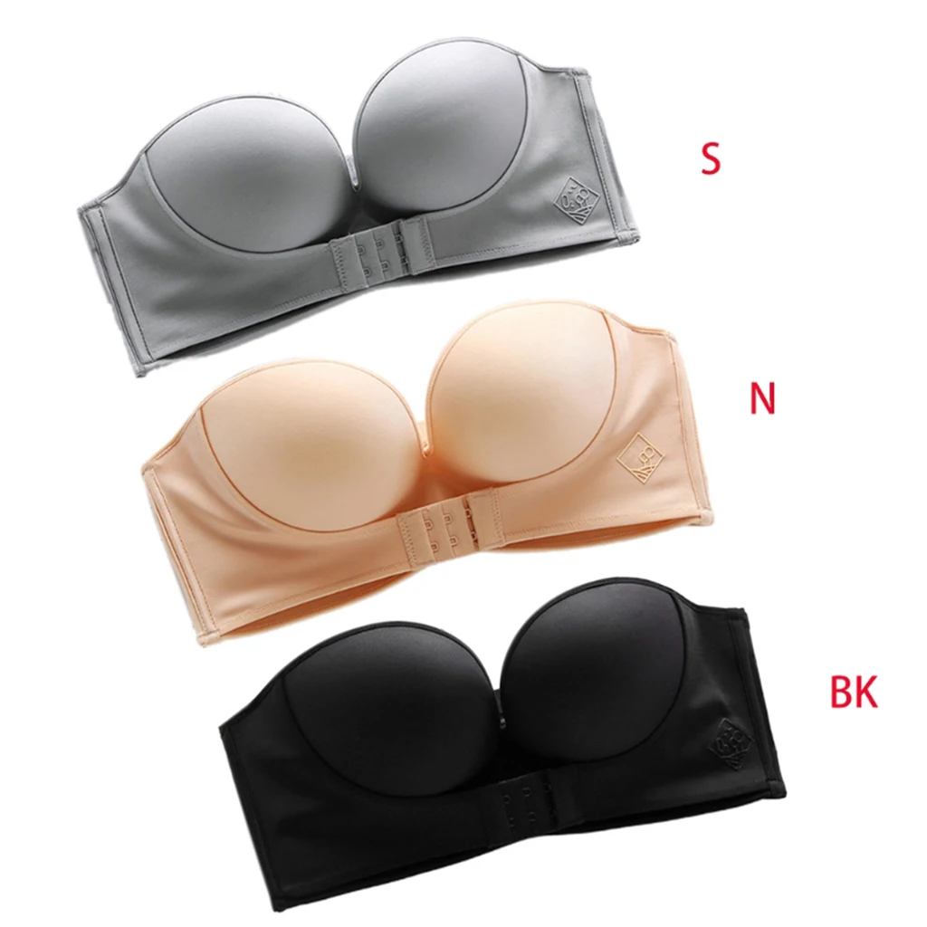 Женские Невидимые бюстгальтеры с застежкой спереди бюстгальтер пуш ап нижнее