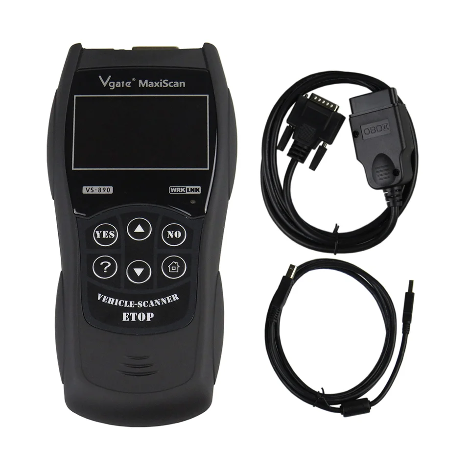 Автомобильные диагностические инструменты Vgate VS890 OBD2, поддержка OBDII/EOBD, считыватели кодов неисправностей Can-BUS VS 890, поддержка нескольких языков, AD310/ELM327