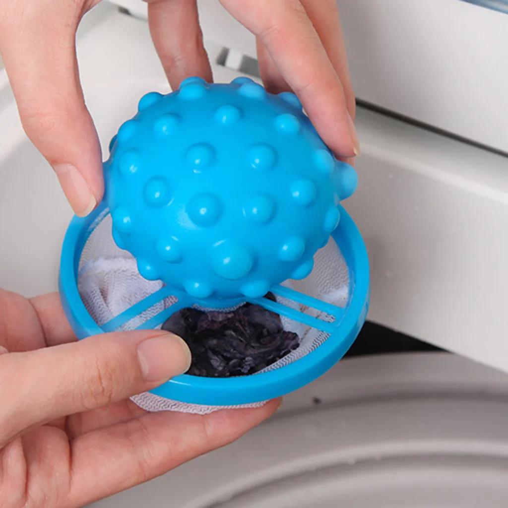 

Laundry Ball Anti-winding Floating Lint Hair Catcher Washing Machine Hair Ball Suction Hair Remover Decontamination Hamper