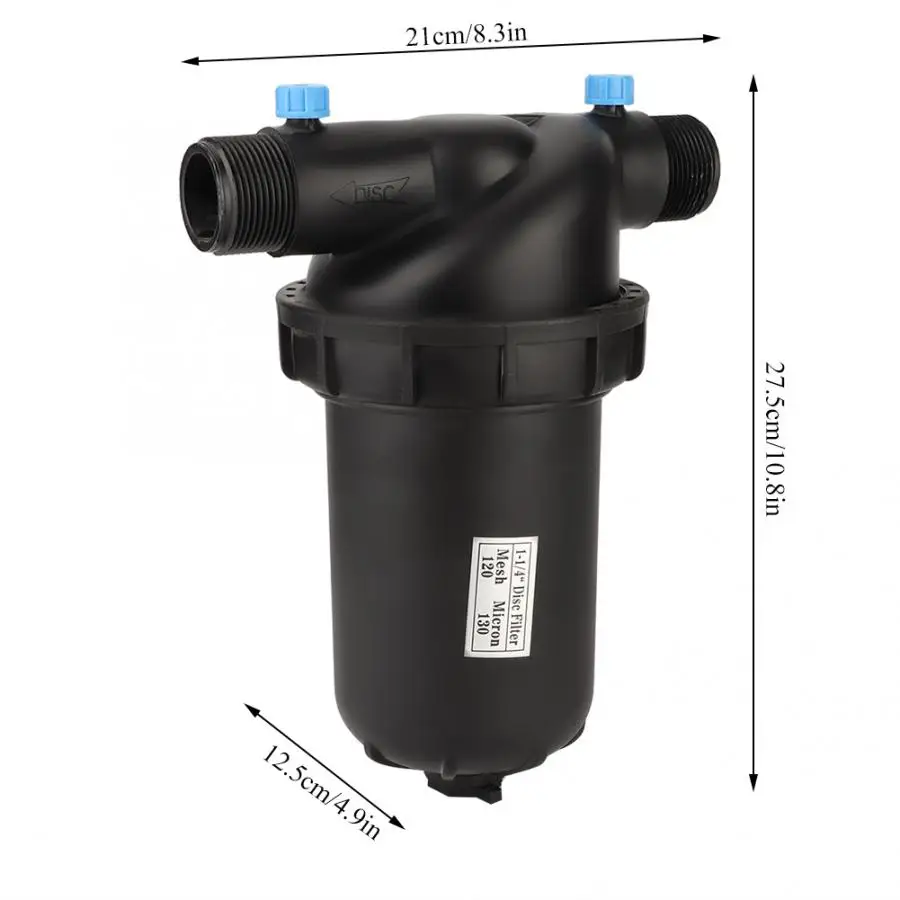 Дисковый фильтр с наружной резьбой 120 сетчатый для садоводства сельского