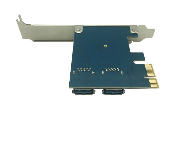 PCI-E 1 поворот 2 PCI express 1X Слоты Riser Card Mini ITX внешний 3 слот адаптер PCIe плата