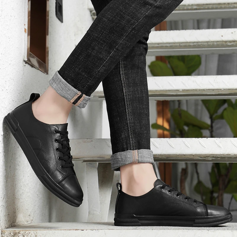 Новая мужская обувь повседневные роскошные кроссовки классическая белая