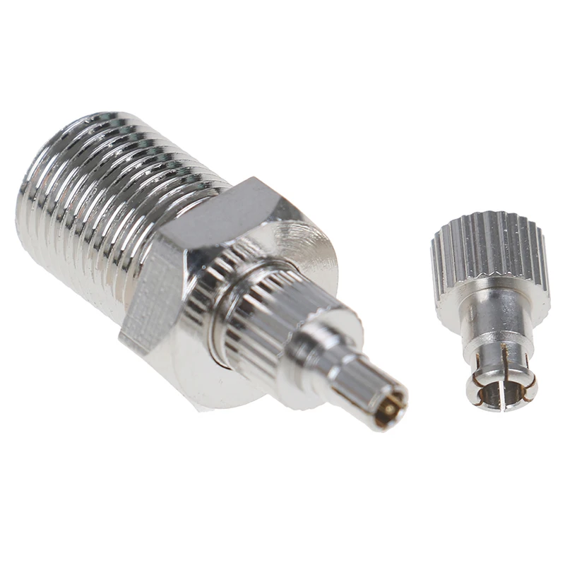 

Nickel Plated 26mm F Female To TS9 & CRC9 Male Plug Coaxial Adapter RF Connector