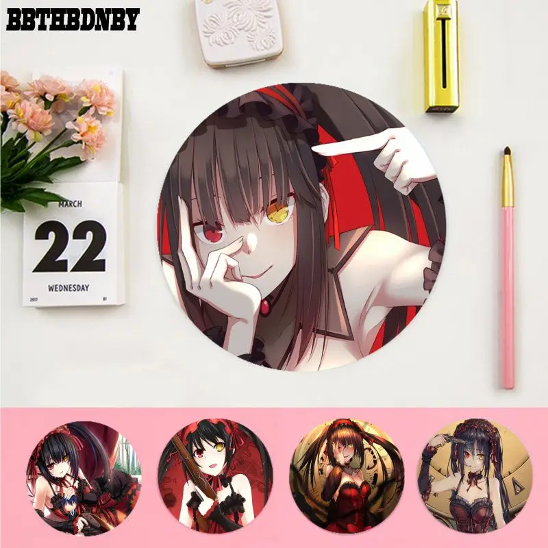 

BBTHBDNBY Custom Skin Date A Live Tokisaki Kurumi Anime Durable Rubber Mouse Mat Pad gaming Mousepad Rug For PC Laptop Notebook