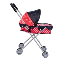 infant dolls strollers push cart push strollers kids pretend play toy dotted