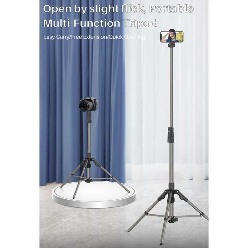 

Ulanzi MT-39 Extendable Light Stand 190cm Photo Studio Tripods Vlog Livestream Youtube Video Lighting Tripod