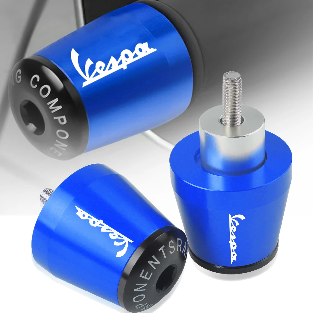 Рукоятка для мотоцикла с алюминиевой ручкой наконечники руля Vespa Lx Lxv 60 125 150ie Gts Gtv