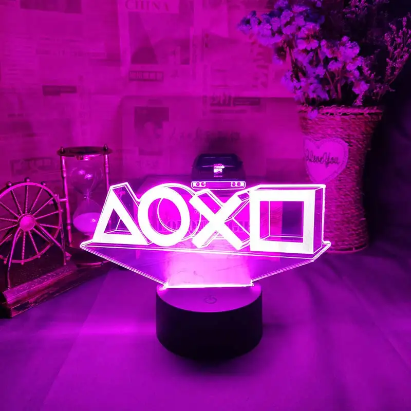 Настольная лампа для игровой комнаты декоративный светодиодный ночник на стол