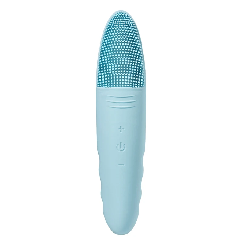

Mini Electric Facial Cleansing Brush Waterproof Silicone Sonic Face Brush Handheld Rechargeable Pore Cleaner