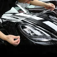 Carlas Clear Car Vinyl Wrap Self-adhesive Transparent PPF Anti-Scratch Self-Healing New Cars Paint Protection Film
