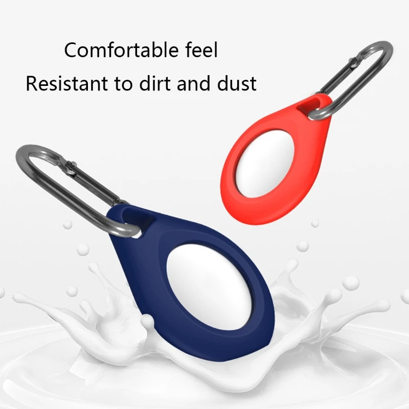 

Anti-lost Protective Cover Soft Silicone Case Shell Location Tracker Protector for AirTags Bluetooth Tracker Drop Shipping