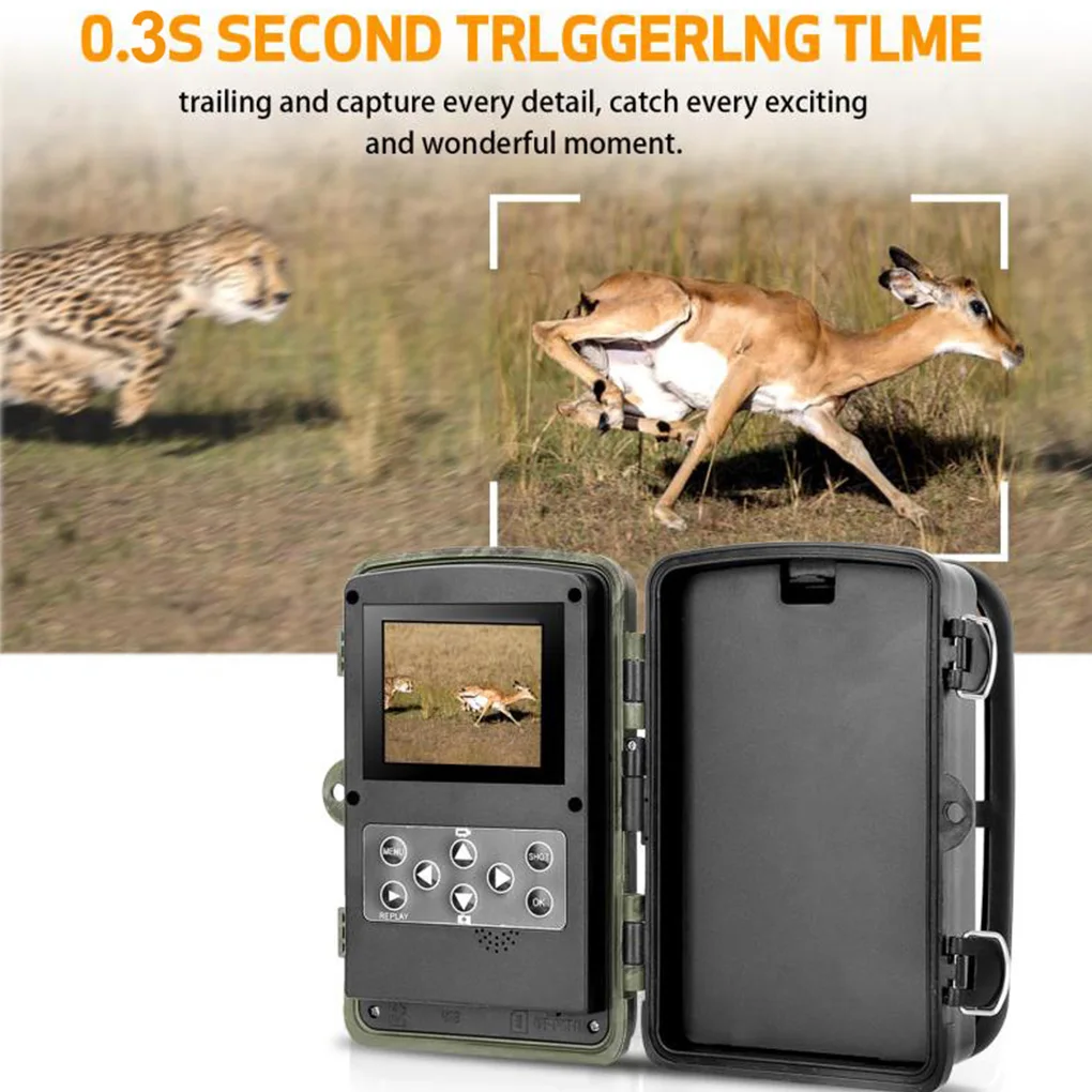 HC 802A инфракрасная охотничья камера Trail фото ловушки 1080P дикой природы ночное