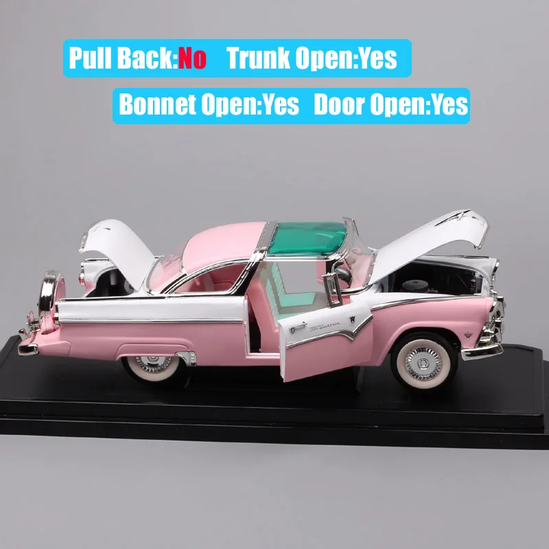 Классический автомобиль в масштабе 1:18 1955 Форд Корона Виктория Fairlane Vic модель