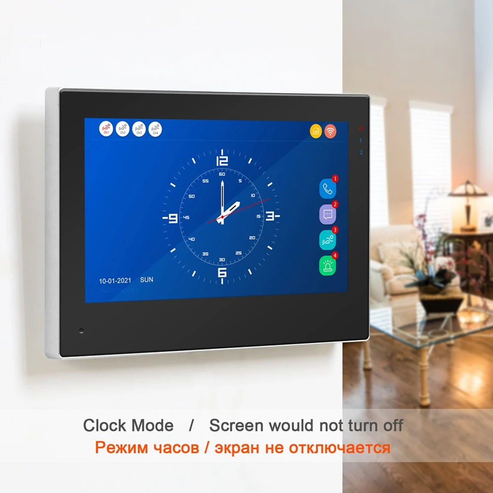 Wi-Fi видеодомофон для дома TUYA умный IP-видеодомофон камера 1080P клавиатура пароль RFID
