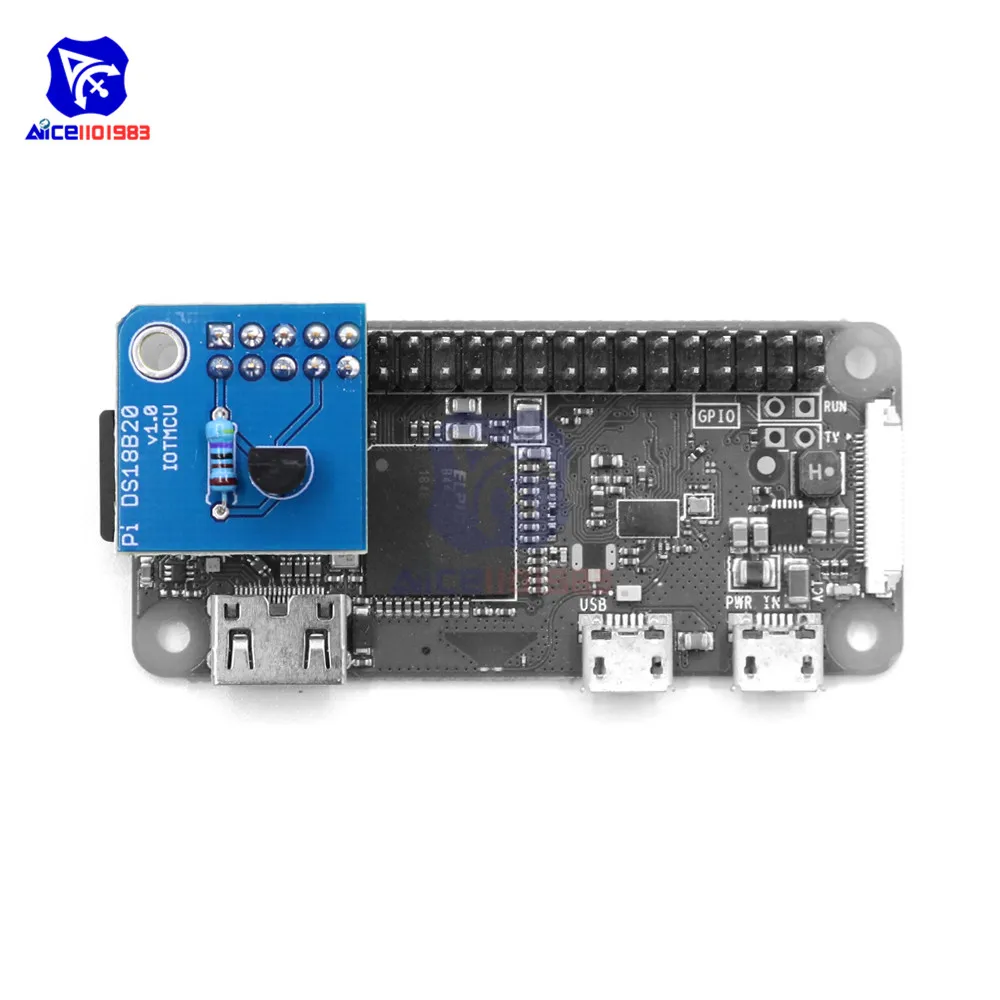 Модуль датчика температуры diymore Pi DS18B20 для Raspberry 1 2 3 Zero A + B +|Датчики| |