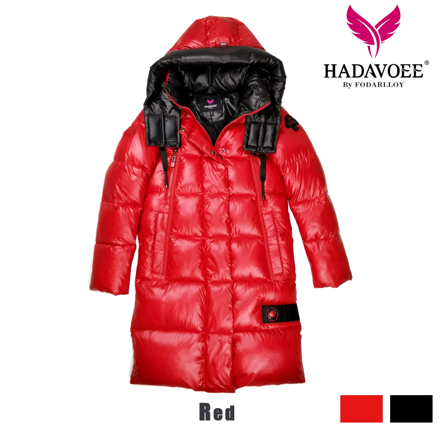 HADAVOEE 2019 Новая зимняя Женская куртка пальто женские парки теплые зимние