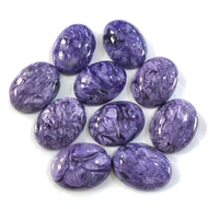 wholesale natural charoite bead cabochon 8x10 10x12 10x14mm 12x16mm 13x18mm 18x25mm oval gem stone face jewelry making