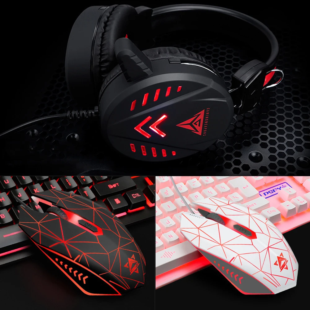 4 шт. механическая гарнитура эргономичные аксессуары для настольных ПК игровая