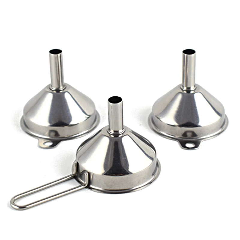 Нержавеющая сталь Воронка Пособия по кулинарии масло вино воды Жидкость с