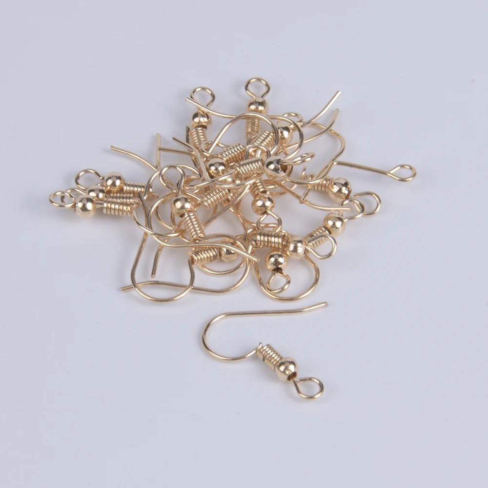 100 шт./лот фурнитура для сережек сделай сам крючки застежки изготовления