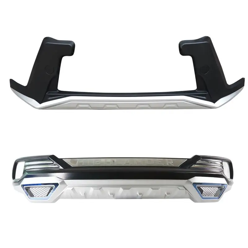 

Tuning Parachoques Front Splitter Rear Diffuser Delantero Spoiler Auto Protector Car Coche Lip Bumper 2019 FOR Toyota Highlander
