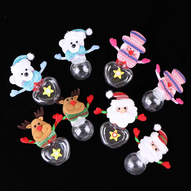 Рождественские подарочные пакеты банка для конфет бутылка хранения сумка