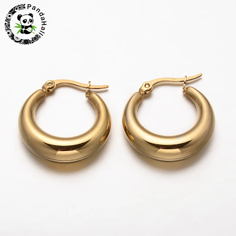 6 пар золотых колец 304 Φ фурнитура для самостоятельного изготовления сережек