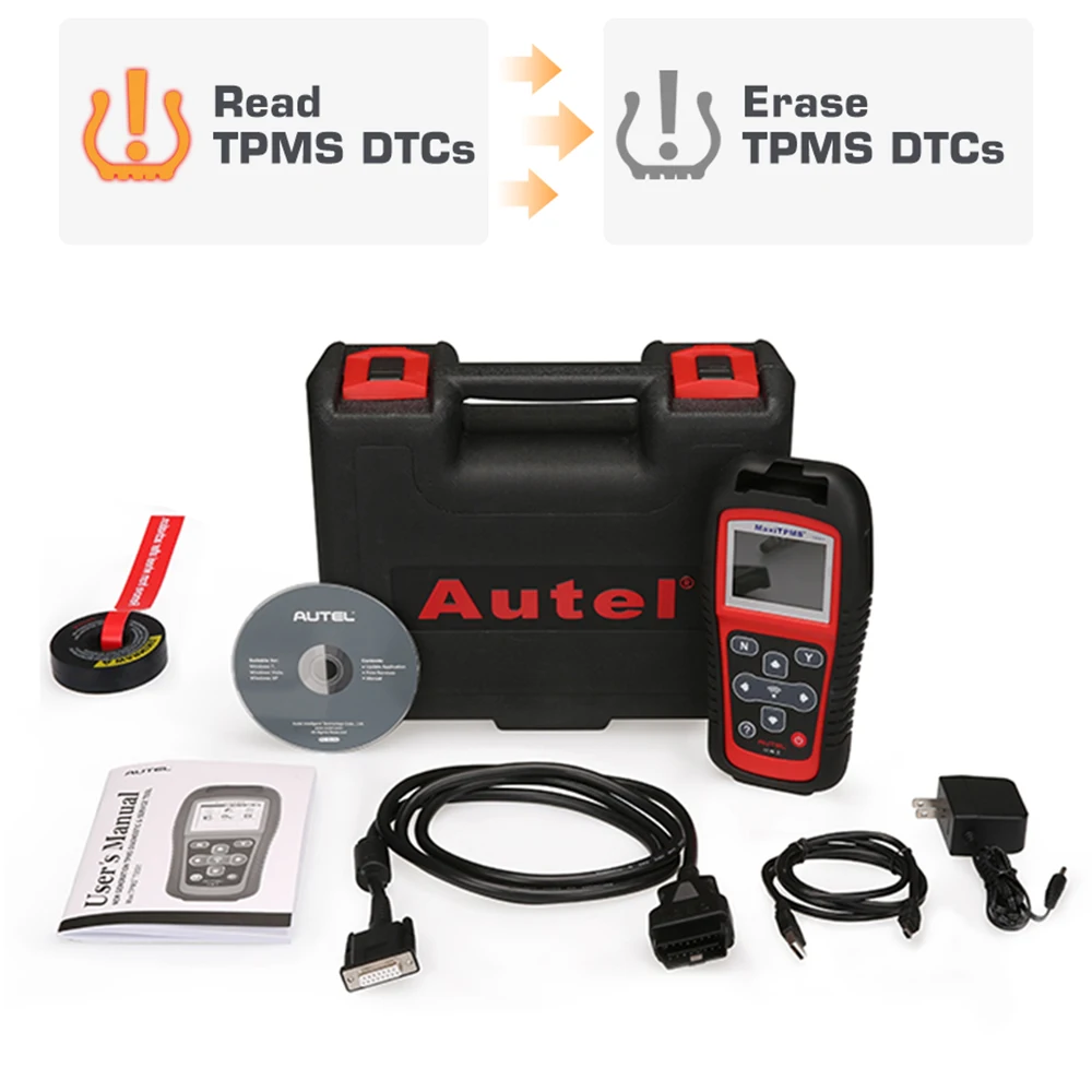 Autel TS501 инструмент для ремонта шин с 4 шт. 2 в 1 MX Sensor Поддержка TPMS Программирование