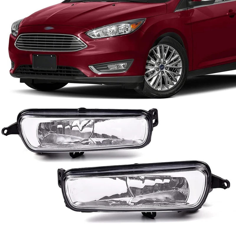 

Pair Left + Right Fog Light Driving Light Lamp with Bulb for FORD FOCUS 2015-2017 F1EB-15A255-AB F1EB-15A254-AB